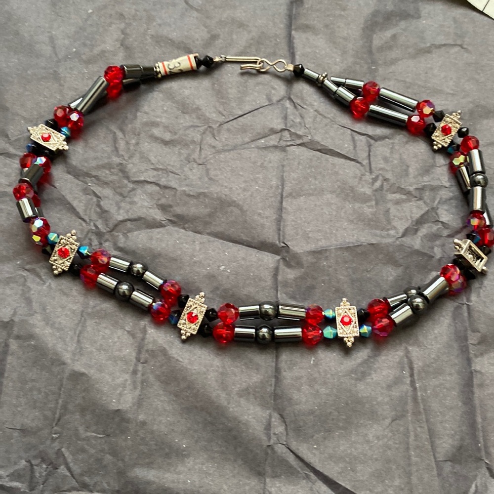 Swarovski Crystal necklace/choker hand-made